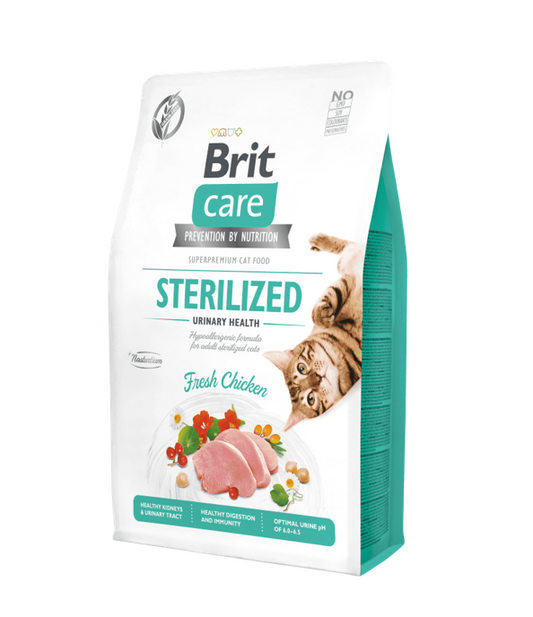 Brit Care Cat Grain - Free sterilized urinary health 2kg