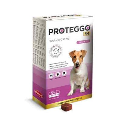 Proteggo 3m 250mg para Perro 4.5 10kg (caja x1 Tab)