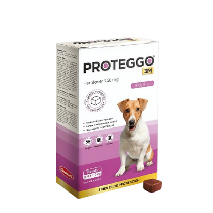 Proteggo 3m 250mg para Perro 4.5 10kg (caja x1 Tab)